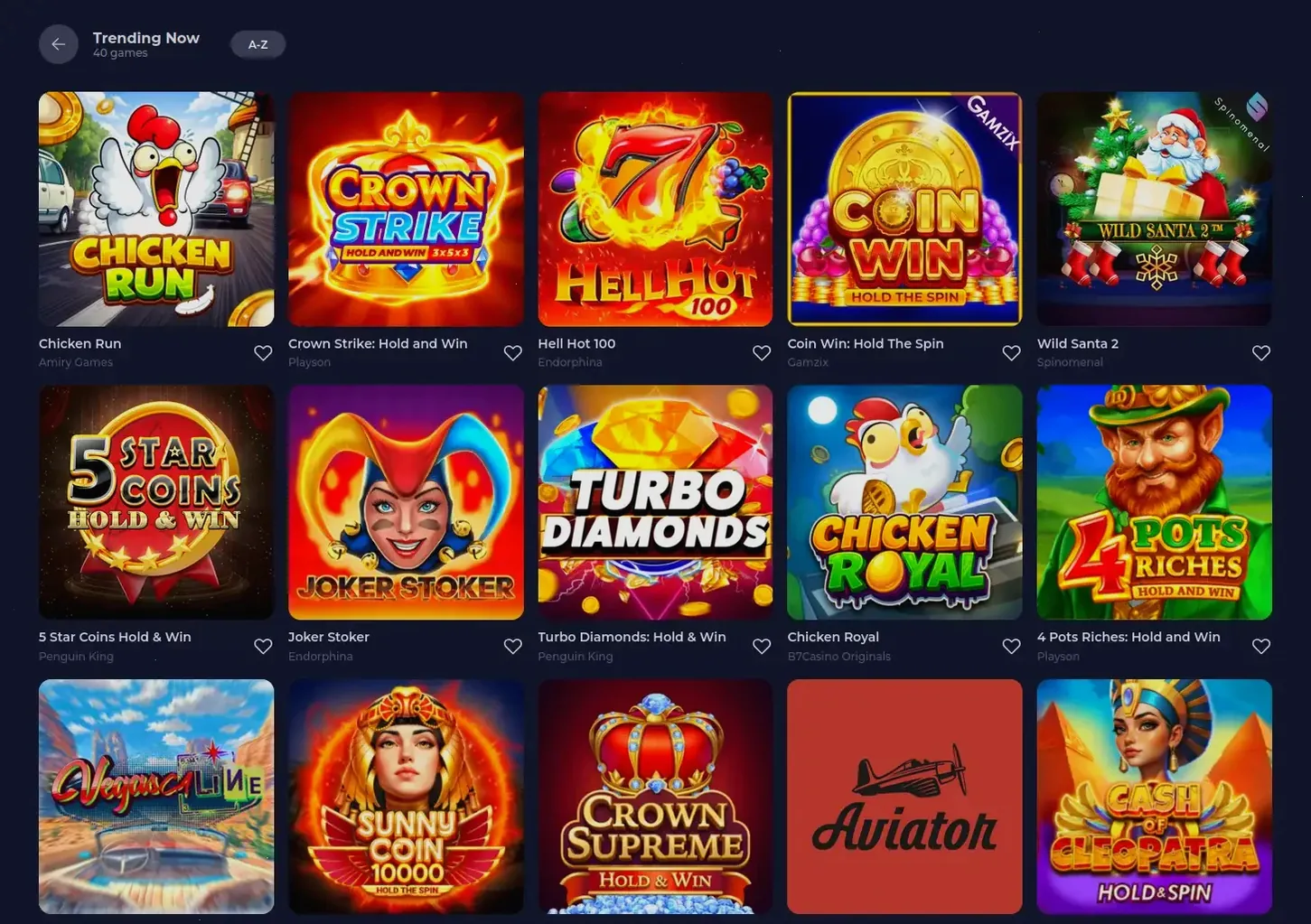 Glorion Casino Übersicht